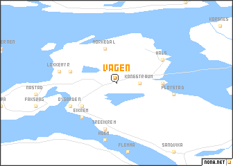 map of Vågen