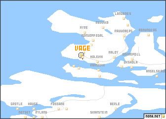 map of Våge