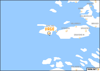 map of Våge