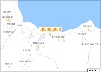 map of Vaghashen
