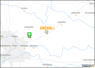 map of Vagholi