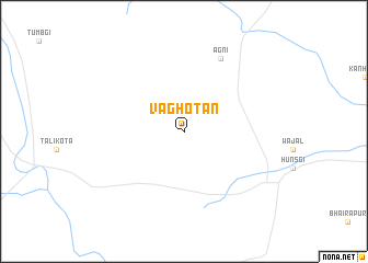 map of Vāghotan