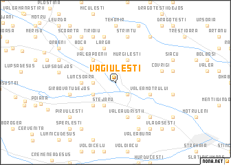 map of Văgiuleşti