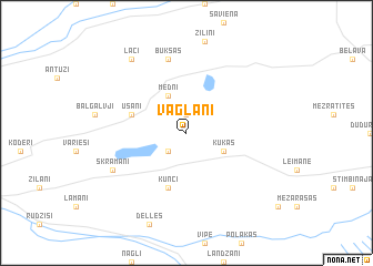 map of Vaglāni