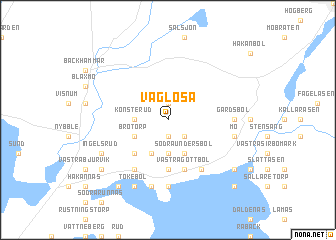 map of Väglösa