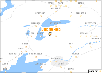 map of Vagnshed