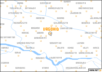 map of Vágóhíd