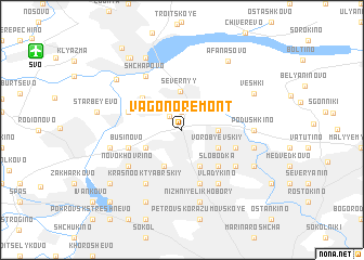 map of Vagonoremont