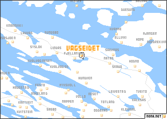map of Vågseidet