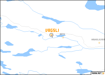 map of Vågsli