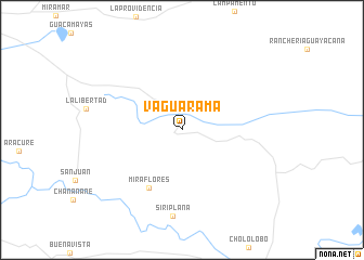 map of Vaguarama