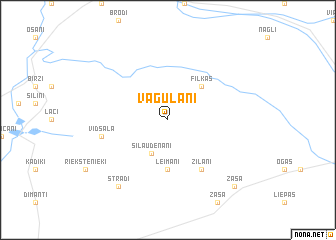 map of Vagulāni