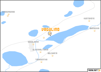 map of Vagulino