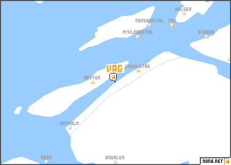 map of Våg