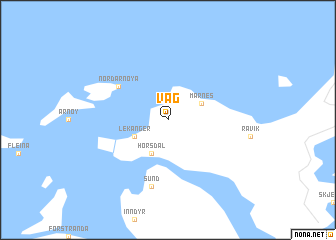 map of Våg