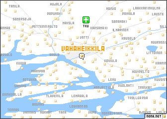 map of Vähä-Heikkilä