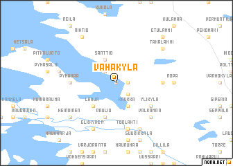 map of Vähäkylä
