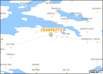 map of Vähä Pento