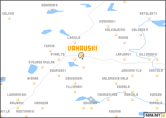 map of Vähä-Uski