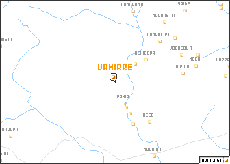 map of Vahirre