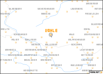 map of Vahle