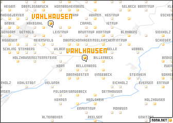 map of Vahlhausen