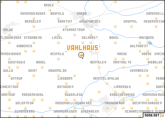 map of Vahlhaus