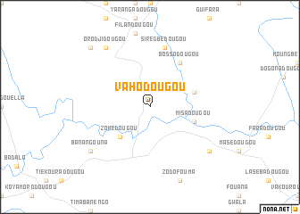 map of Vahodougou