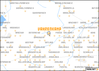 map of Vahrenkamp