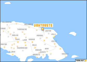 map of Vahtraste