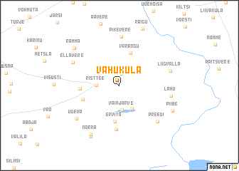 map of Vahuküla