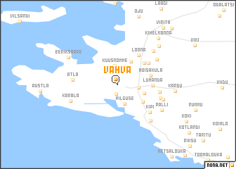 map of Vahva
