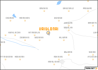 map of Vaidlonai