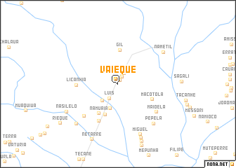 map of Vaiequè