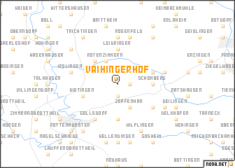 map of Vaihinger Hof