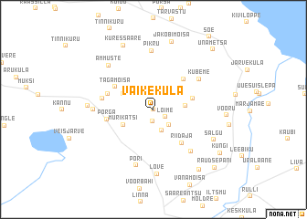 map of Väikeküla