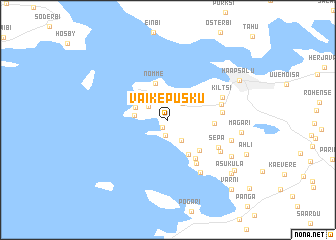 map of Väike-Pusku