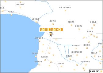 map of Väike-Rakke