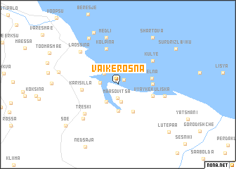 map of Väike-Rõsna