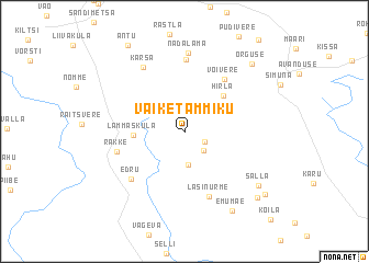 map of Väike-Tammiku