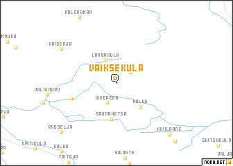 map of Väikseküla