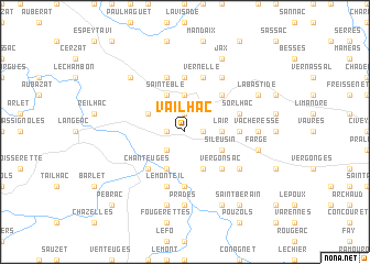map of Vailhac