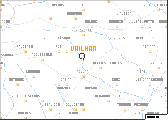 map of Vailhan