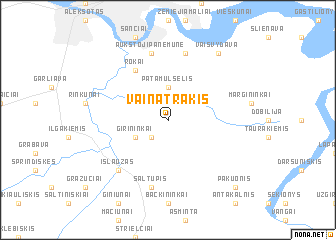 map of Vainatrakis