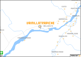 map of Vainilla Trapiche