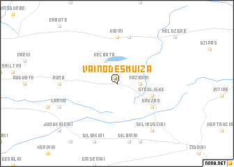 map of Vaiņodes Muiža