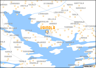 map of Väinölä