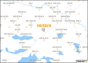 map of Vainova