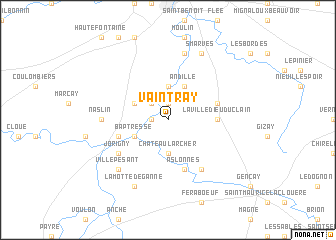 map of Vaintray