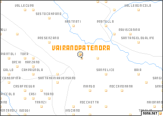 map of Vairano Patenora